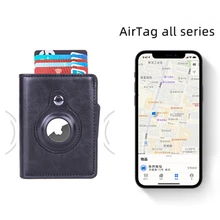2022 New PU Leather Card Holder Bank Wallet GPS Locator Tracker Anti-lost Device Sleeve Cover For Apple Airtags Protective Case
2022 New PU Leather Card Holder Bank Wallet GPS Locator Tracker Anti-lost Device Sleeve Cover For Apple Airtags Protective Case
