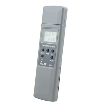 AZ8701 Hygro-Thermomete Automatic Manual Calibration with 33% 75 Salt BottlesSensor Cap to Protect SensorLow Battery Indication
AZ8701 Hygro-Thermomete Automatic Manual Calibration with 33% 75 Salt BottlesSensor Cap to Protect SensorLow Battery Indication