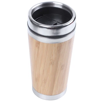 Bamboo Coffee Cup Stainless Steel Coffee Travel Mug With Leak-Proof Cover Insulated Coffee Accompanying Cup Reusable Cup
Bamboo Coffee Cup Stainless Steel Coffee Travel Mug With Leak-Proof Cover Insulated Coffee Accompanying Cup Reusable Cup