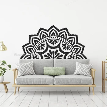 Half Mandala Vinyl Wall Stickers Home Headboard Yoga Studio Removable Decal Wall Art Living Room Bedroom Mural Wallpaper LL2228
Half Mandala Vinyl Wall Stickers Home Headboard Yoga Studio Removable Decal Wall Art Living Room Bedroom Mural Wallpaper LL2228