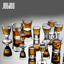 Joudoo 2/4/6/8 pçs copo de cristal copo de vidro de tiro criativo espíritos copo de vidro de vinho copos de vidro festa bebendo encantador copo inferior grosso 35(China)