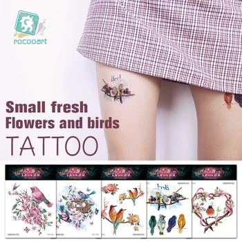 Rocooart Arm Temporary Tattoo Stickers Colored Flower Body Art Waterproof Small Birds Fly Tattoo Pattern FakeTattoo
Rocooart Arm Temporary Tattoo Stickers Colored Flower Body Art Waterproof Small Birds Fly Tattoo Pattern FakeTattoo