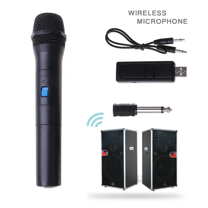 Wireless Microphone Megaphone Handheld Mic with USB Receiver for Karaoke Speech
Wireless Microphone Megaphone Handheld Mic with USB Receiver for Karaoke Speech