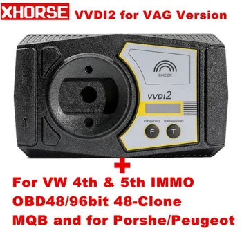 Xhorse VVDI2 Prog for VAG Version with Basic + for VW 4th & 5th IMMO + OBD48 + 96bit 48-Clone + MQB + for Porshe+ for Peugeot
Xhorse VVDI2 Prog for VAG Version with Basic + for VW 4th & 5th IMMO + OBD48 + 96bit 48-Clone + MQB + for Porshe+ for Peugeot