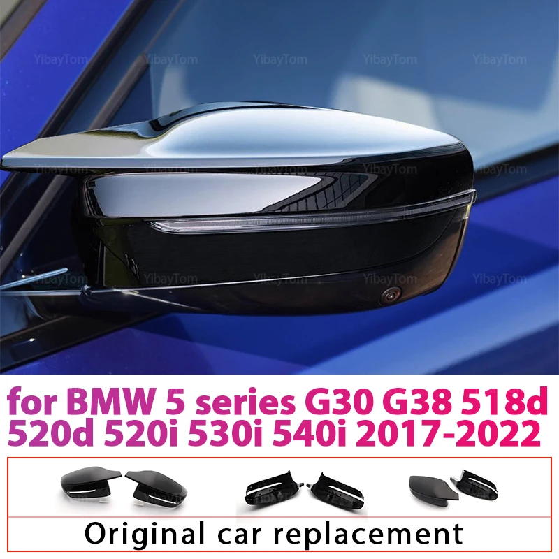 2ps Bright Black Facelifted modified Mirror cover caps for BMW 5 series G30 G38 518d 520d 520i 530 540i 2017-22 M4 style LHD RHD
2ps Bright Black Facelifted modified Mirror cover caps for BMW 5 series G30 G38 518d 520d 520i 530 540i 2017-22 M4 style LHD RHD