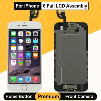 Full Set LCD For iPhone 6 Display Full Set Digitizer Assembly 3D Touch Screen Replacement +Front Camera+Earpiece Speaker+Gifts
Full Set LCD For iPhone 6 Display Full Set Digitizer Assembly 3D Touch Screen Replacement +Front Camera+Earpiece Speaker+Gifts