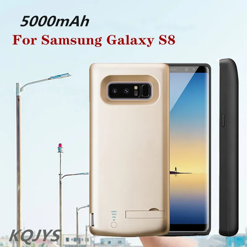 5000mAh Portable Power Bnak Battery Charger Cases for Samsung Galaxy S8 Battery Case Charging Cover Power Case
5000mAh Portable Power Bnak Battery Charger Cases for Samsung Galaxy S8 Battery Case Charging Cover Power Case