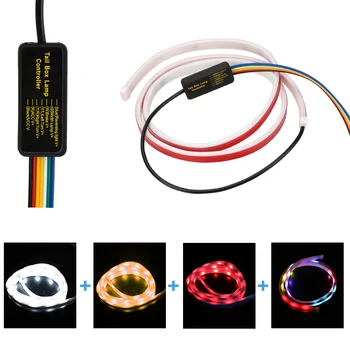LEEPEE Car Rear Trunk Tail Light Dynamic Reverse LED Strip 12v Auto Additional Brake Warning Turn Signal Lamp
LEEPEE Car Rear Trunk Tail Light Dynamic Reverse LED Strip 12v Auto Additional Brake Warning Turn Signal Lamp