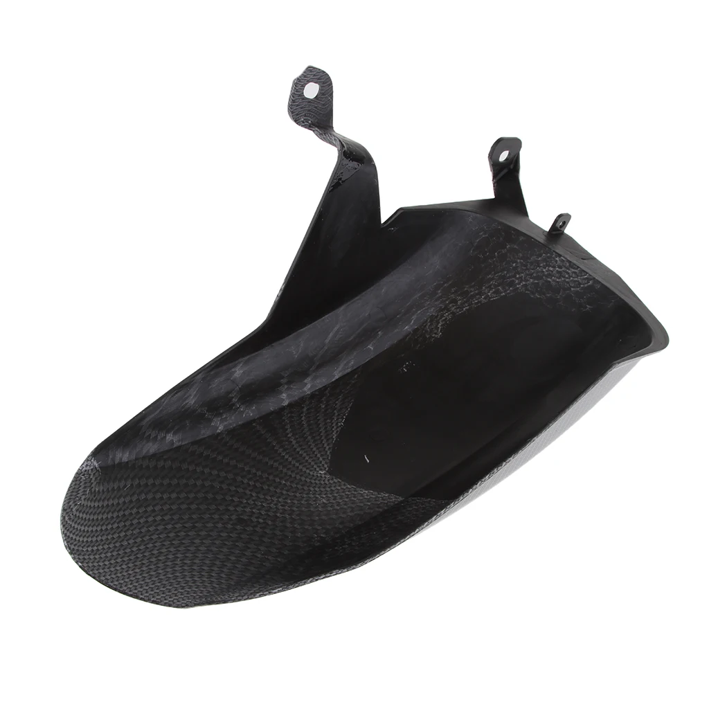 Carbon Fiber Rear Wheel Hugger Fender Splash Guard Cover for Yamaha Xmax 250/300 Motorbike - Black Carbon Fiber Rear Wheel Hugger Fender Splash Guard Cover for Yamaha Xmax 250/300 Motorbike - Black