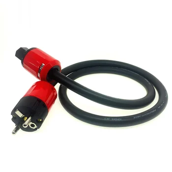 

HIFI FURUTECH FP-314Ag Power Cable line Power Cord with Oyaide P-320E Schuko EU Plug AC cable hifi Vinshle