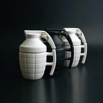 Ceramic Mug Creative Grenade Coffee Cup 3D Three-dimensional with Lid High Temperature Resistant Weapon Shape Milk Breakfast Cup
Ceramic Mug Creative Grenade Coffee Cup 3D Three-dimensional with Lid High Temperature Resistant Weapon Shape Milk Breakfast Cup