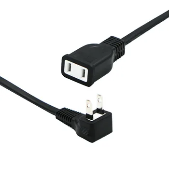Power Extension Cord Black Right Angle 2Pin USA/Japan/China Plug to Socket Conversion Line 1 2 3 5M 10A 2500W
Power Extension Cord Black Right Angle 2Pin USA/Japan/China Plug to Socket Conversion Line 1 2 3 5M 10A 2500W