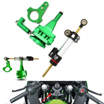 CNC Motorcycle Damper Steering Stabilize Safety Control Bracket Mounting Support Kits For kawasaki ninja 400 Ninja400 2018 2019
CNC Motorcycle Damper Steering Stabilize Safety Control Bracket Mounting Support Kits For kawasaki ninja 400 Ninja400 2018 2019