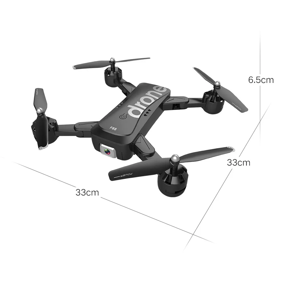 F88 Wifi FPV RC Drone Quadcopter with 5.0MP/4K Camera Dual cameras with optical flow positioning Quadcopter kids toys
F88 Wifi FPV RC Drone Quadcopter with 5.0MP/4K Camera Dual cameras with optical flow positioning Quadcopter kids toys