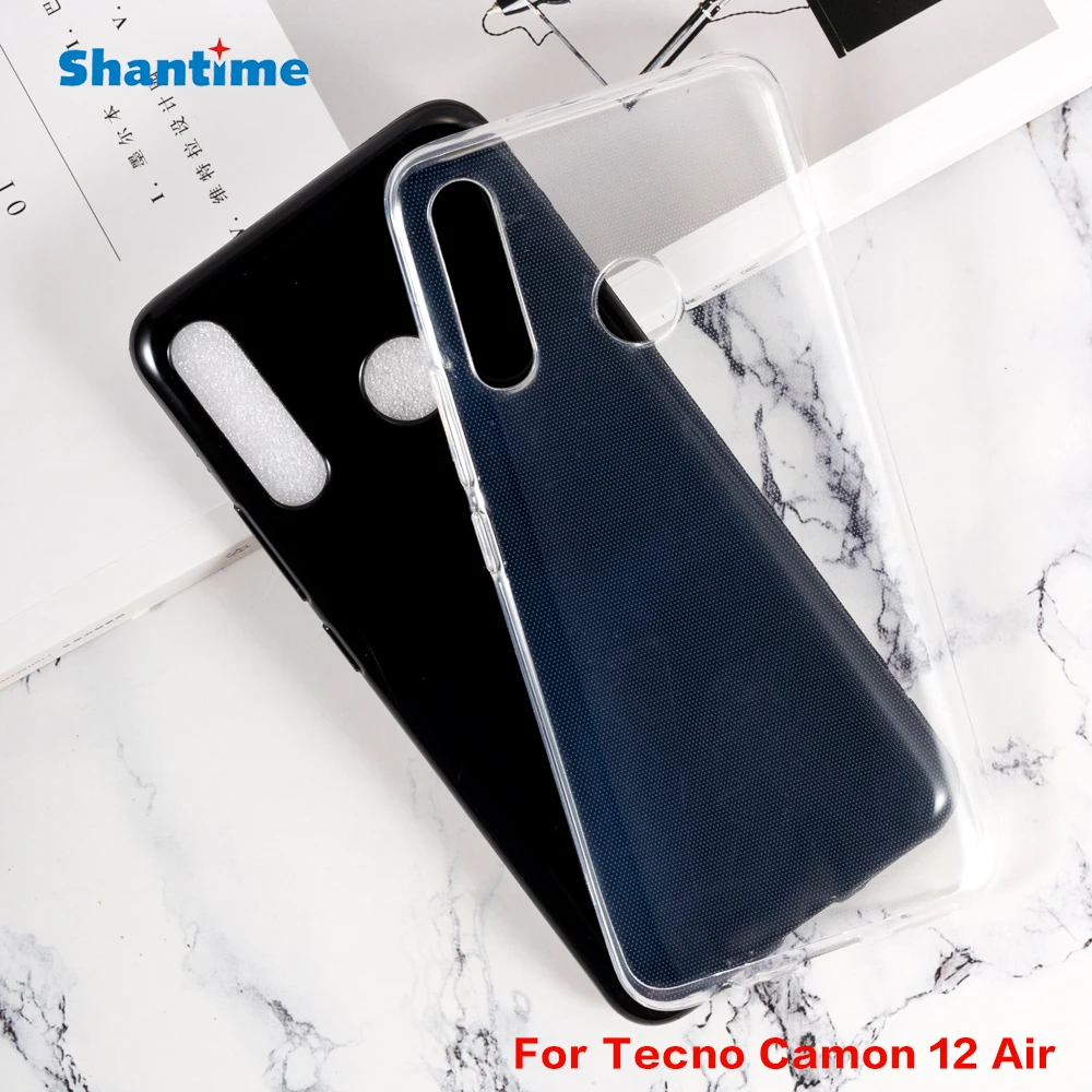 Силиконовый защитный чехол для телефона Tecno Camon 12 Air Gel мягкий из ТПУ|Бамперы| |