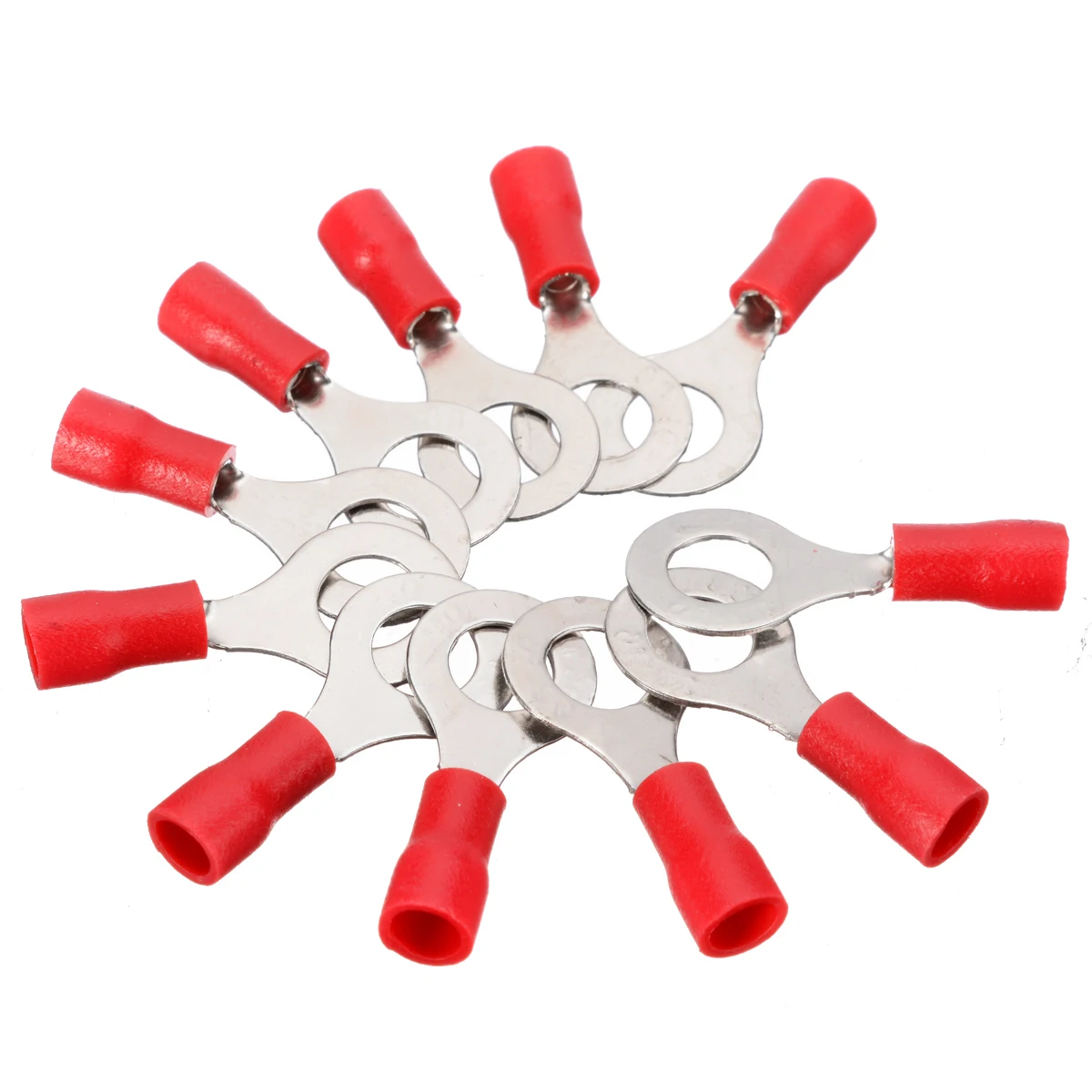 Mayitr 20pcs RV 1.25-6 Insulated Crimp Terminals Red Ring Wire Connectors 16-22 AWG
Mayitr 20pcs RV 1.25-6 Insulated Crimp Terminals Red Ring Wire Connectors 16-22 AWG