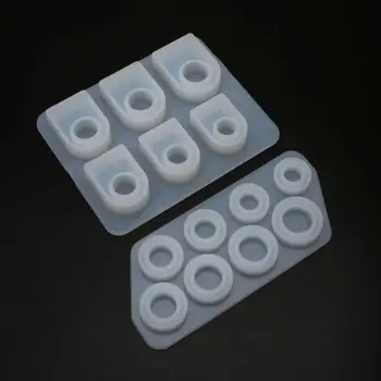 52Pcs Assorted Sizes Round Square Ring Silicone Resin Mold Jewelry Making Tools F3MF
52Pcs Assorted Sizes Round Square Ring Silicone Resin Mold Jewelry Making Tools F3MF