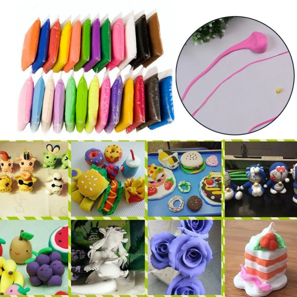 Air Clay Polymer Made of Plasticine, Plasticine Light DIY Soft Creative Handgum Toy DIY Plasticine Clay Educational Toys J75
Air Clay Polymer Made of Plasticine, Plasticine Light DIY Soft Creative Handgum Toy DIY Plasticine Clay Educational Toys J75