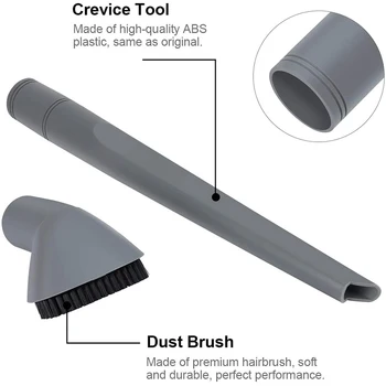 Crevice Tool and Dust Brush for Shark Navigator Lift-Away Vacuum Cleaner, Fits Models NV350, NV352, NV355, NV356E, Compare to Pa
Crevice Tool and Dust Brush for Shark Navigator Lift-Away Vacuum Cleaner, Fits Models NV350, NV352, NV355, NV356E, Compare to Pa