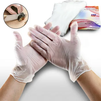 100Pcs/Box Disposable Gloves Food Safe Transparent Gloves for Kitchen Cooking Outdoor Picnics Food Prep Protective Equipment
100Pcs/Box Disposable Gloves Food Safe Transparent Gloves for Kitchen Cooking Outdoor Picnics Food Prep Protective Equipment