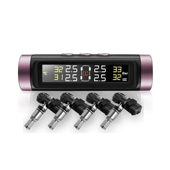 Tire Pressure Monitoring System Wireless Solar Car TPMS Tire Pressure LCD Alarm Systems Monitoring System External Sensor
Tire Pressure Monitoring System Wireless Solar Car TPMS Tire Pressure LCD Alarm Systems Monitoring System External Sensor