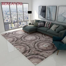 Europeu geométrico abstrato preto branco tapetes para sala de estar quarto área antiderrapante casa cozinha tapete tapis salão beleza(China)