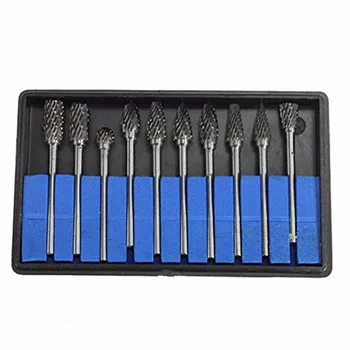 10pcs 1/8" Tungsten Carbide 3mm Drill Bits Rotary Burrs Metal Diamond Grinding Woodworking Milling Cutters For Drill Bits
10pcs 1/8" Tungsten Carbide 3mm Drill Bits Rotary Burrs Metal Diamond Grinding Woodworking Milling Cutters For Drill Bits