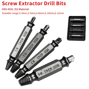 1# 2# 3# 4# Wood Bolts Remover Extract Drill Tool Double Ended Damaged Screw Extractor Broken Breakage Head Screw Extractors
1# 2# 3# 4# Wood Bolts Remover Extract Drill Tool Double Ended Damaged Screw Extractor Broken Breakage Head Screw Extractors