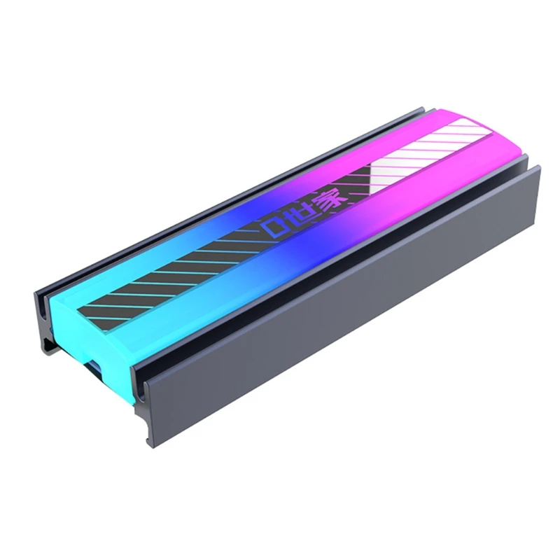 77JC M.2 2280 SSD Heatsink 5V Solid State Hard Disk Cooler Passive Heat Dissipation |