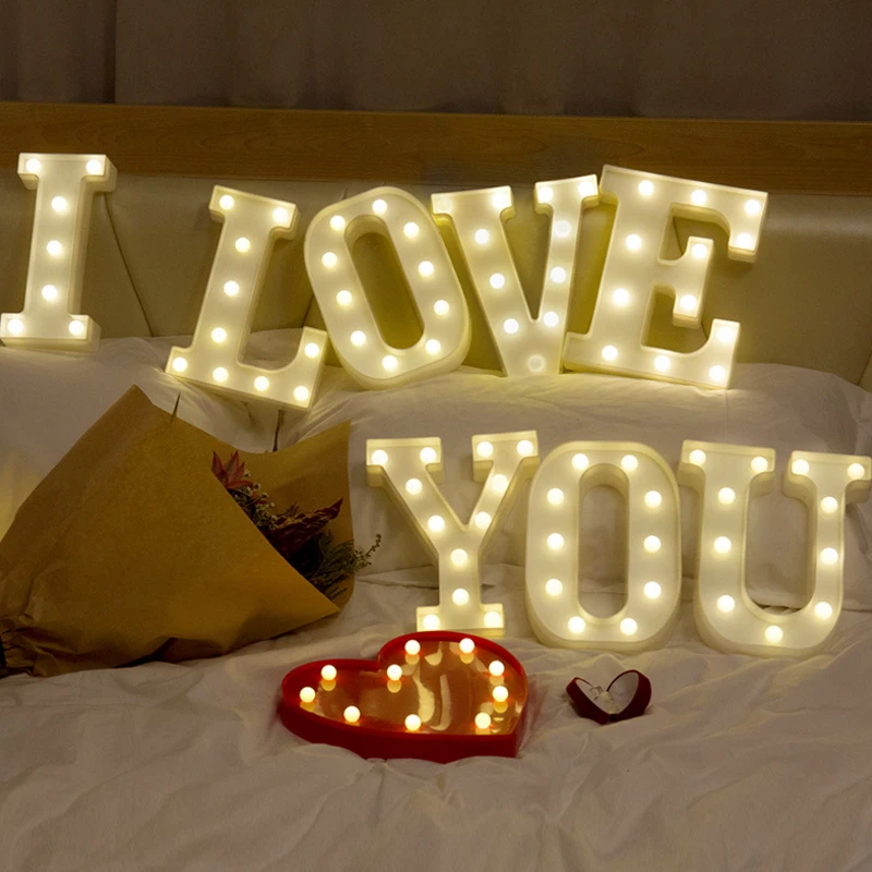 LED Night Light Giant Bulb Letters Signs Light Up Marquee alphabet letter night lights sign for wedding birthday Valentine's Day 
LED Night Light Giant Bulb Letters Signs Light Up Marquee alphabet letter night lights sign for wedding birthday Valentine's Day