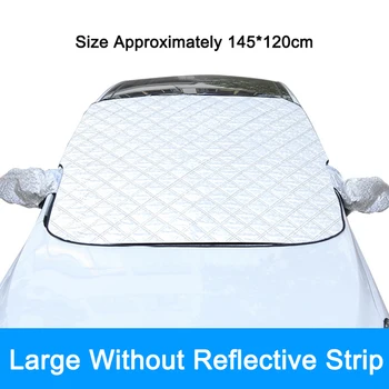 Automobiles Magnetic Sunshade Protector Front Windscreen Cover Car Anti Snow Frost Shield Windshield Snow Waterproof Cover Items
Automobiles Magnetic Sunshade Protector Front Windscreen Cover Car Anti Snow Frost Shield Windshield Snow Waterproof Cover Items