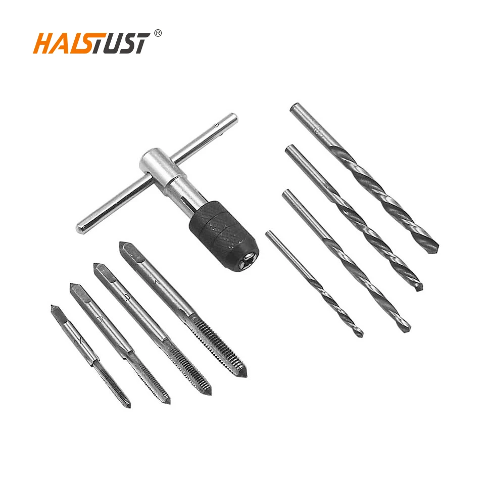 9pc Thread Tap Set Die Holder M3-M6 Tap Wrench Screw Thread Tapping Tool Thread Repair Kit Narzedzia Warsztatowe
9pc Thread Tap Set Die Holder M3-M6 Tap Wrench Screw Thread Tapping Tool Thread Repair Kit Narzedzia Warsztatowe