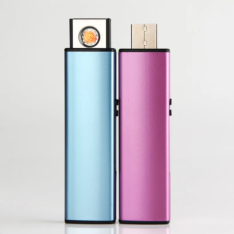 Ultra-thin Compact Smart Sensor Lighter Rechargeable Touchscreen Flameless Windproof Fire Cigarette Candle Grill Camping Lighter 
Ultra-thin Compact Smart Sensor Lighter Rechargeable Touchscreen Flameless Windproof Fire Cigarette Candle Grill Camping Lighter