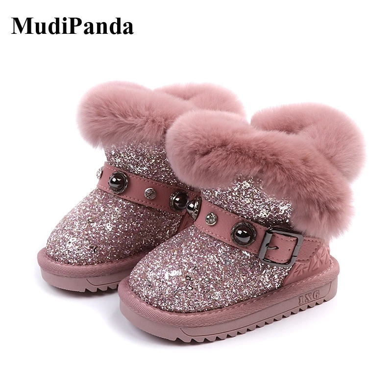 MudiPanda Winter Boots New 1-15 Year Old School Soft Bottom Anti Slip Warm Girl'S Short Boots Rabbit'S Hair Rhinestone Rivet
MudiPanda Winter Boots New 1-15 Year Old School Soft Bottom Anti Slip Warm Girl'S Short Boots Rabbit'S Hair Rhinestone Rivet