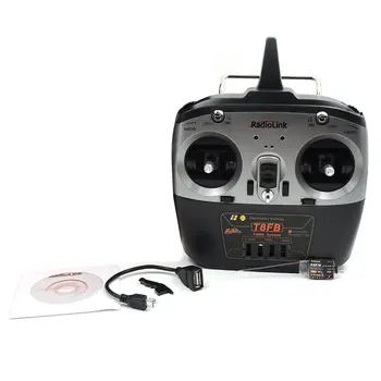 RadioLink T8FB Remote Controller, 2.4GHz 8CH RC Transmitter with R8EF Receiver Neutral Plastic
RadioLink T8FB Remote Controller, 2.4GHz 8CH RC Transmitter with R8EF Receiver Neutral Plastic