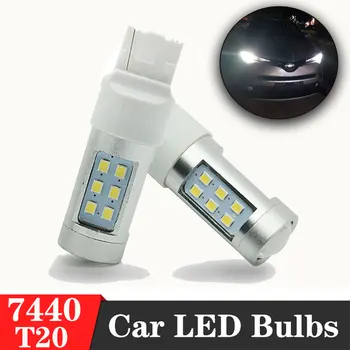 2Pcs T20 7440 W21W WY21W LED Auto Backup Reverse Lamp Turn Signal Car Tail Brake Bulb Daytime Running Lights parking lights
2Pcs T20 7440 W21W WY21W LED Auto Backup Reverse Lamp Turn Signal Car Tail Brake Bulb Daytime Running Lights parking lights