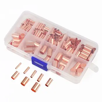 230PCS Cold Pressed Copper Connecting Pipe Wire Joint Copper Tube Direct Connection Pressure Pipe 1.5/2.5/3/4/5/6/7/8mm
230PCS Cold Pressed Copper Connecting Pipe Wire Joint Copper Tube Direct Connection Pressure Pipe 1.5/2.5/3/4/5/6/7/8mm