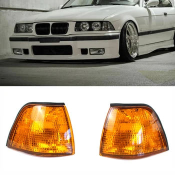 

For BMW 3Series E36 318i 320i 323i 4Door Sedan Wagon 1992 1993 1994 1995 1996 1997 1998 Car Front Corner Lamps Turn Signal Light