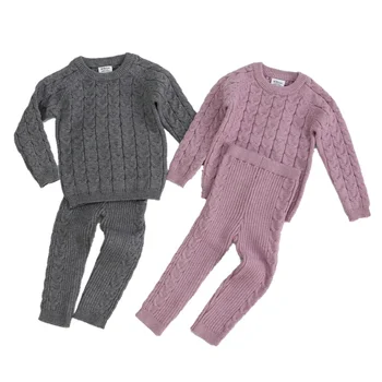 New Spring Toddler Boys Girls Clothing Set Kids Sweater + Pants 2pcs Suit Outfits Infant Cotton Knit Baby Girls Boys Clothes
New Spring Toddler Boys Girls Clothing Set Kids Sweater + Pants 2pcs Suit Outfits Infant Cotton Knit Baby Girls Boys Clothes