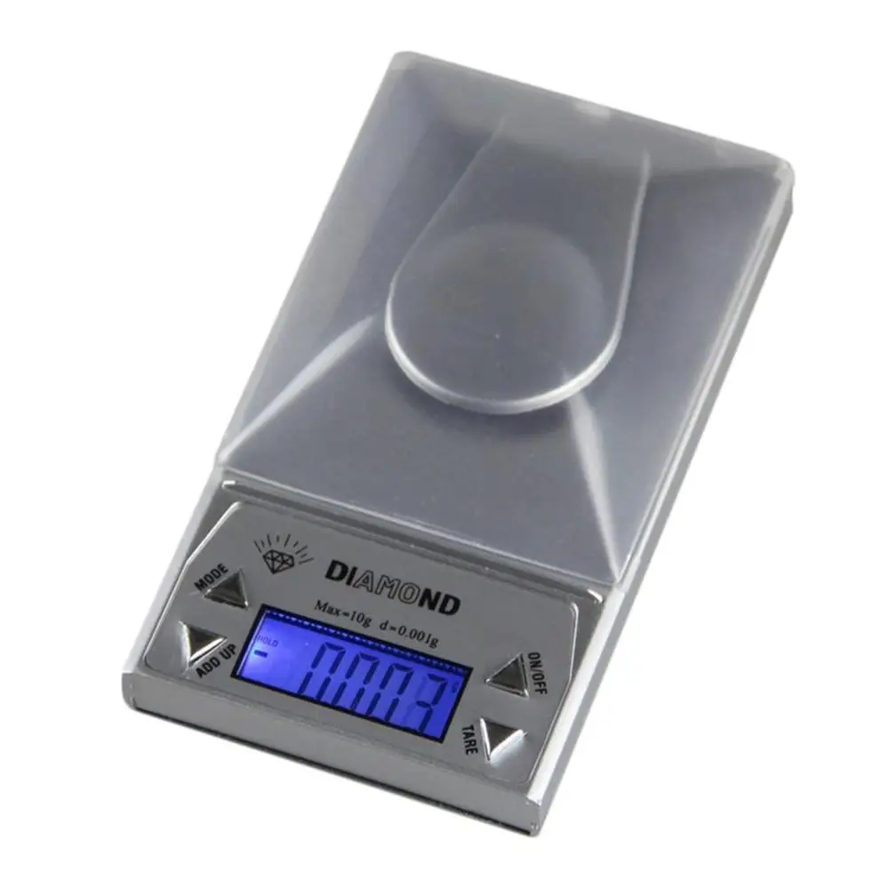 High Precision Compact and Portable Experiment 10/20/50G 0.001g LCD Lab Digital Jewelry Scale Herb Balance Weight Gram
High Precision Compact and Portable Experiment 10/20/50G 0.001g LCD Lab Digital Jewelry Scale Herb Balance Weight Gram