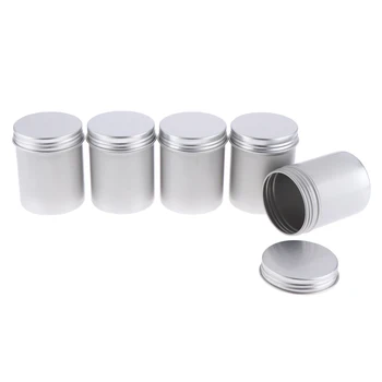 5Pcs 80ml Round Aluminum Tins Jars Pots Cosmetic Empty Containers Lip Balm Salve Ointment Storage Cans Cases
5Pcs 80ml Round Aluminum Tins Jars Pots Cosmetic Empty Containers Lip Balm Salve Ointment Storage Cans Cases