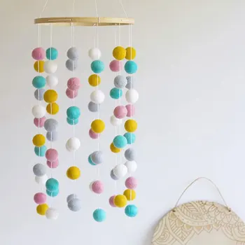Baby Rattles Mobile Pompom Wind Chimes Bed Bell Toys For Kids Room Bed Hanging Decoration Tent Decor Photography Props Gifts N6
Baby Rattles Mobile Pompom Wind Chimes Bed Bell Toys For Kids Room Bed Hanging Decoration Tent Decor Photography Props Gifts N6