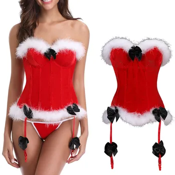 Sexy Women Underbust White Wool Edge Bow Tight Fitting Corsets Shapewear babydoll lingerie nightwear plus size Nightgown 41*
Sexy Women Underbust White Wool Edge Bow Tight Fitting Corsets Shapewear babydoll lingerie nightwear plus size Nightgown 41*