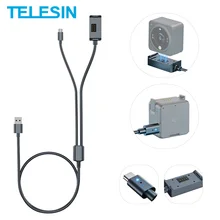 TELESIN 2 in 1 Fast Magnetic Charger Base USB Type C Data Cable With Light For DJI Action 2 Main Camera Dual Screen Power Module
TELESIN 2 in 1 Fast Magnetic Charger Base USB Type C Data Cable With Light For DJI Action 2 Main Camera Dual Screen Power Module
