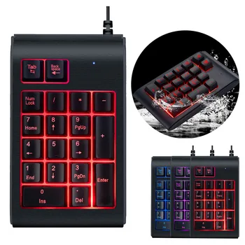 Three Colors RGB Backlit USB Wired Keyboard Waterproof Number Pad Numeric Keypad Desktop Office Entertainment For Laptop Pc Game
Three Colors RGB Backlit USB Wired Keyboard Waterproof Number Pad Numeric Keypad Desktop Office Entertainment For Laptop Pc Game