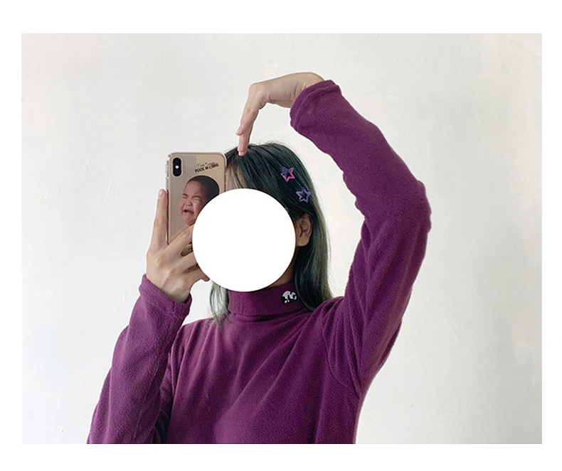 Korean Streetwear T Shirt Fruit Embroidery Harajuku Kawaii Tops JKP4274