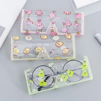 Lovely Women Eyeglasses Case Fashion Cute Portable Reading Glasses Pocket Transparent Plastic Cartoon Print Eyewear Accessories
Lovely Women Eyeglasses Case Fashion Cute Portable Reading Glasses Pocket Transparent Plastic Cartoon Print Eyewear Accessories
