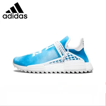 

Adidas NMD 1 Pharrell NMD HU Human Race China Pack Peace Blue Men's Running Shoes Sneakers Unisex Women F99763