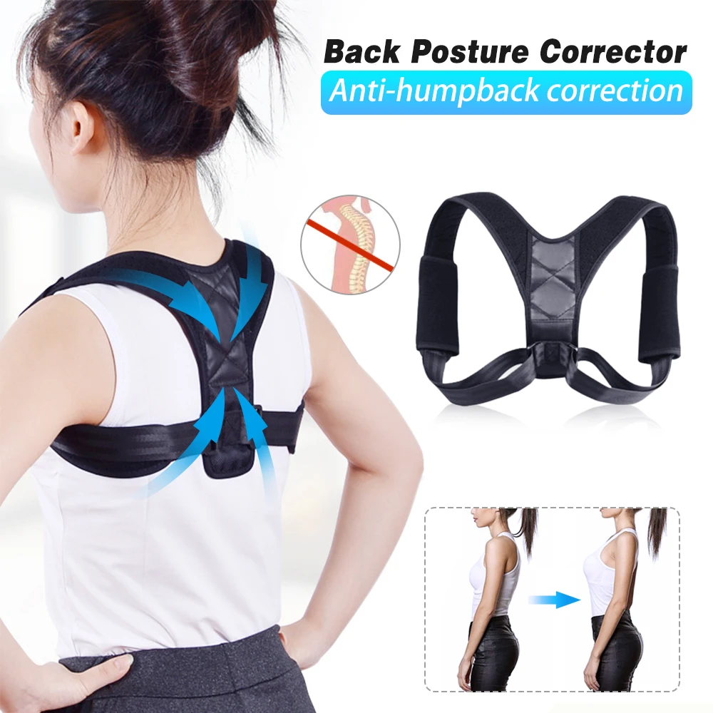 Posture Correction Prevents Slouching Adjustable Back Posture Corrector Clavicle Spine Back Shoulder Lumbar Brace Support Belt
Posture Correction Prevents Slouching Adjustable Back Posture Corrector Clavicle Spine Back Shoulder Lumbar Brace Support Belt