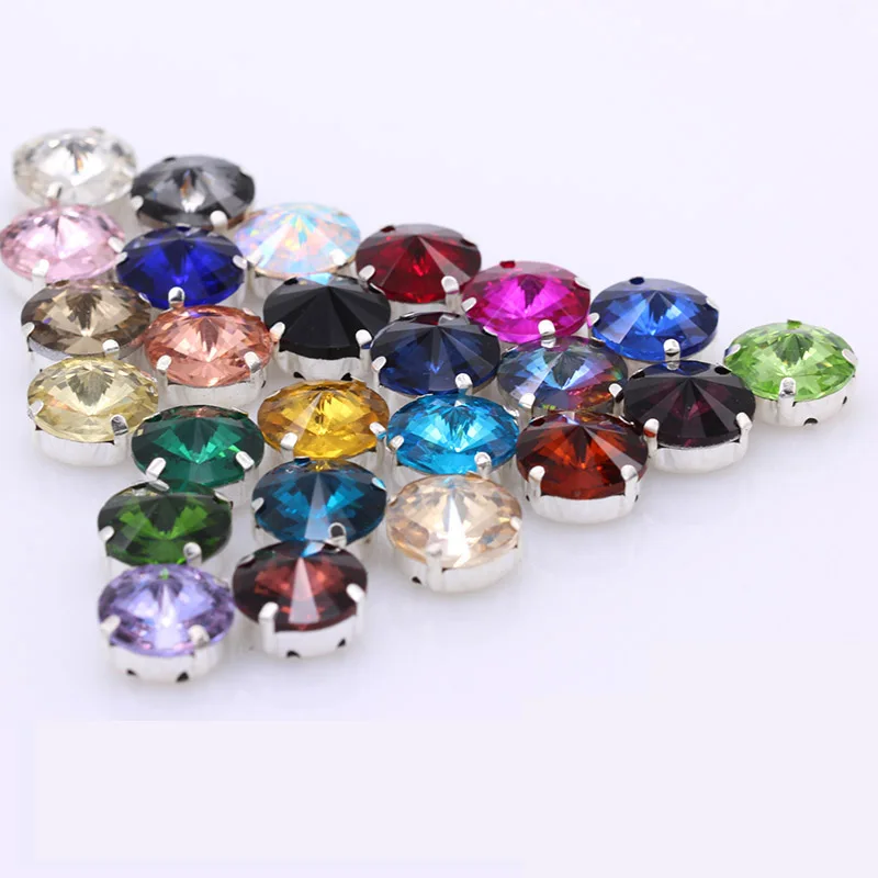 6/8/10/12/14/16/18/25MM All Sizes Sew On Rivoli Round Silver Claw Button Rhinestone Jewelry Wedding Dress Shoe Bags Diy Trims
6/8/10/12/14/16/18/25MM All Sizes Sew On Rivoli Round Silver Claw Button Rhinestone Jewelry Wedding Dress Shoe Bags Diy Trims